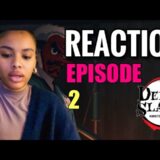 Lowkey Anime Girlie Finally Watches DEMON SLAYER EP 2 | “Trainer Sakonji Urokodaki”