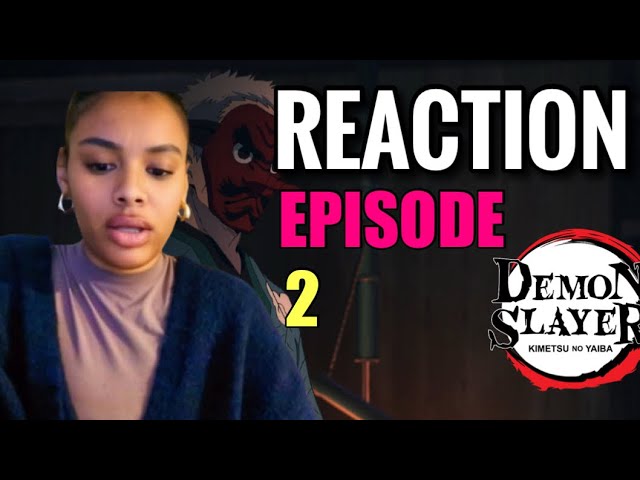 Lowkey Anime Girlie Finally Watches DEMON SLAYER EP 2 | “Trainer Sakonji Urokodaki”