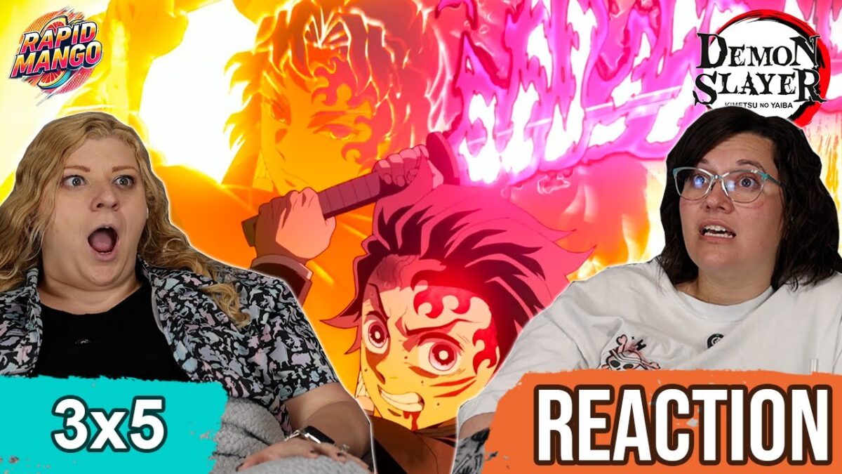 A FLAMING SWORD?!?! | Demon Slayer | 3×5 Reaction