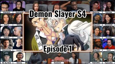 Demon Slayer Season 4 FULL Episode 1 Reaction Mashup | Kimetsu No Yaiba Hashira Training Arc