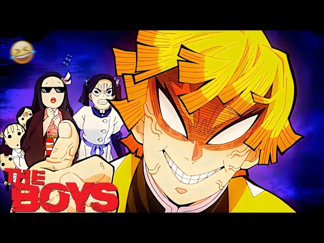 Demon Slayer Hindi – Hashira Training Arc | Funny Moments in Hindi🤣(Part 3 ) Anya X ⚡#infinitycastle