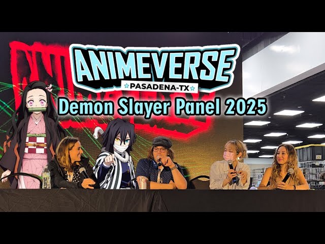 Demon Slayer Panel with Abby Trott, Erik Kimerer, & Suzie Yeung | Animeverse Fest Pasadena 2025