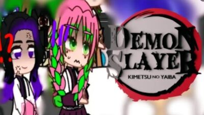 •Fandoms react to Eachother• ||Demon Slayer||{shinobu&mitsuri}[]W.I.P.[] (kny,Haikyuu,knb,bsd,given)