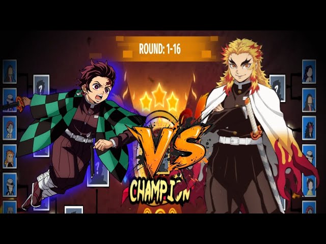 Tanjiro vs Kyojuro Rengoku | Demon Slayer stickman  Animation Fight | Epic Anime Battle 2025