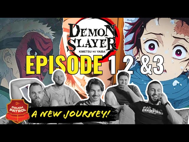 A MUST Watch! Demon Slayer *S1 EP1-3* Reaction & Review!