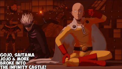 GOJO, JOJO & SAITAMA Break Into the Infinity Castle | Muzan Summoned the WRONG Anime Characters!